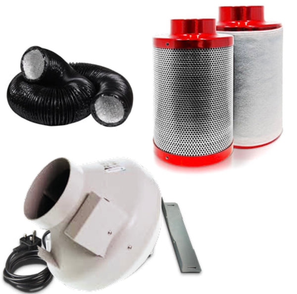 125mm Fan Filter & Ducting – Complete Kit Urban Gardening Supplies