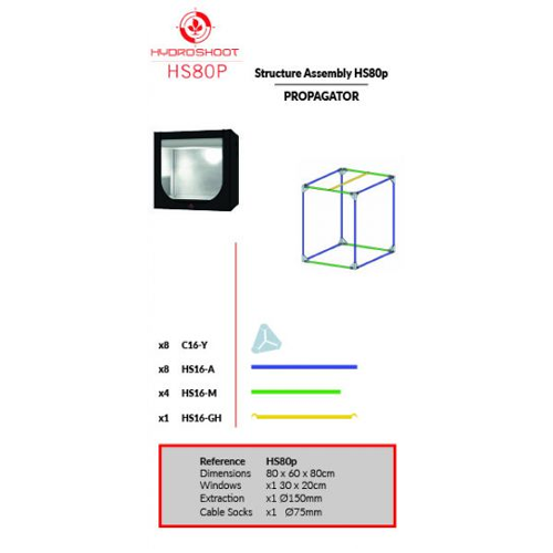 Hydro Shoot HS80P (80x60x80cm) Urban Gardening Supplies
